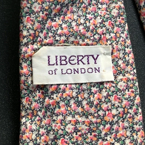 2 floral liberty of London vintage ties. - Picture 2 of 9